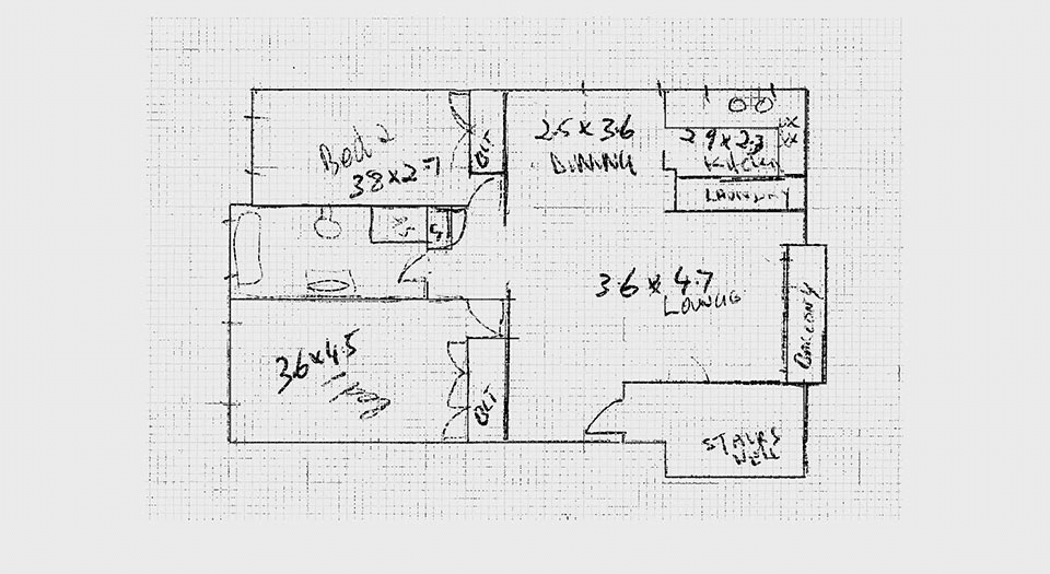 Floor Plans Before